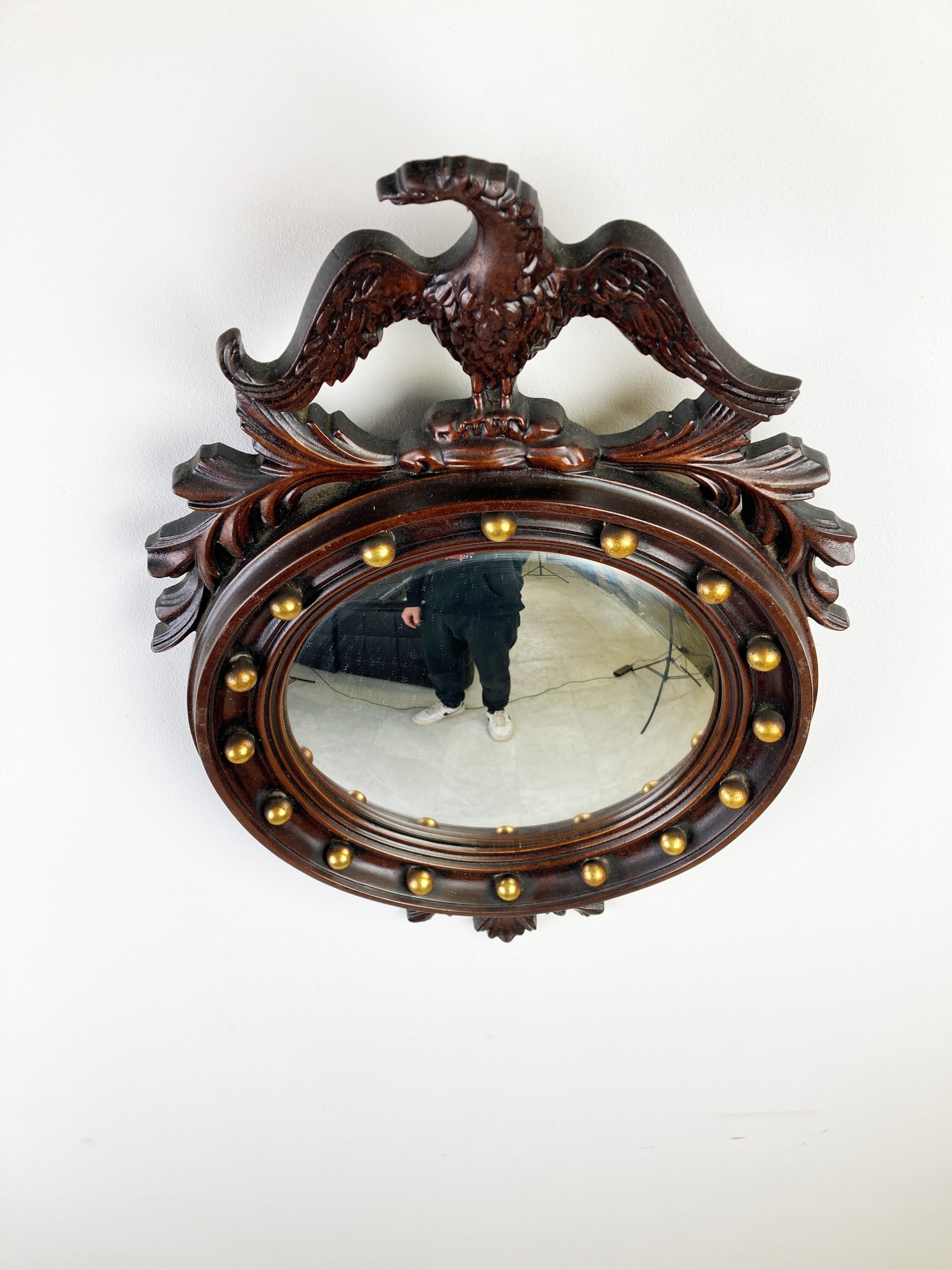 Mid century convex eagle mirror, 1960s