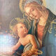 Religious icon on gilded wood: The Madonna of the Book
