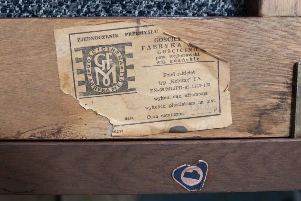 Vintage IKEA "Kolding" armchair by Erik Wørts for IKEA, 1960, pair of 2