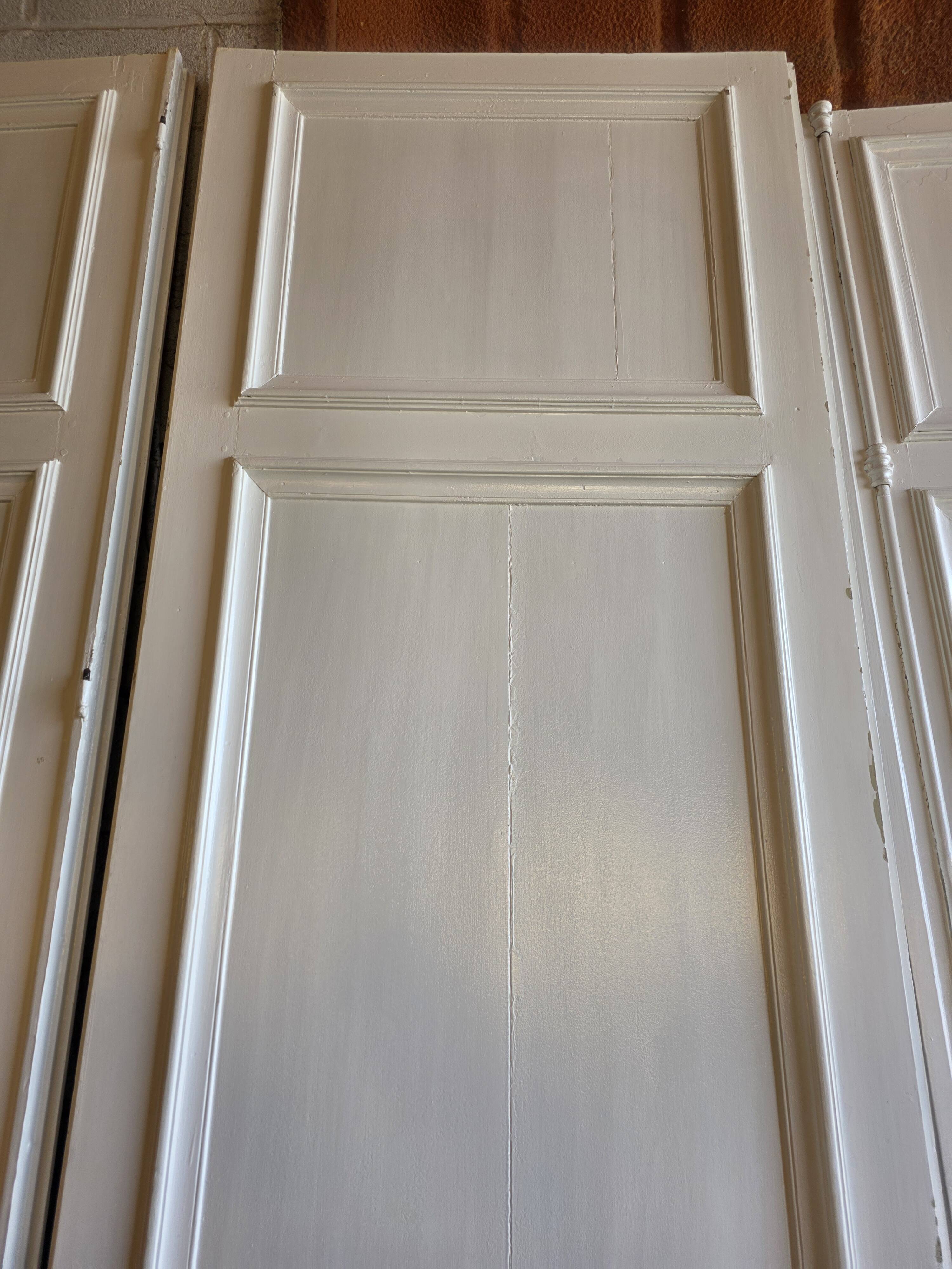 4 partition doors, 19th century.
