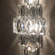 Kinkeldey glass wall lamp, Germany, 1970