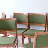Set of 6 teak chairs