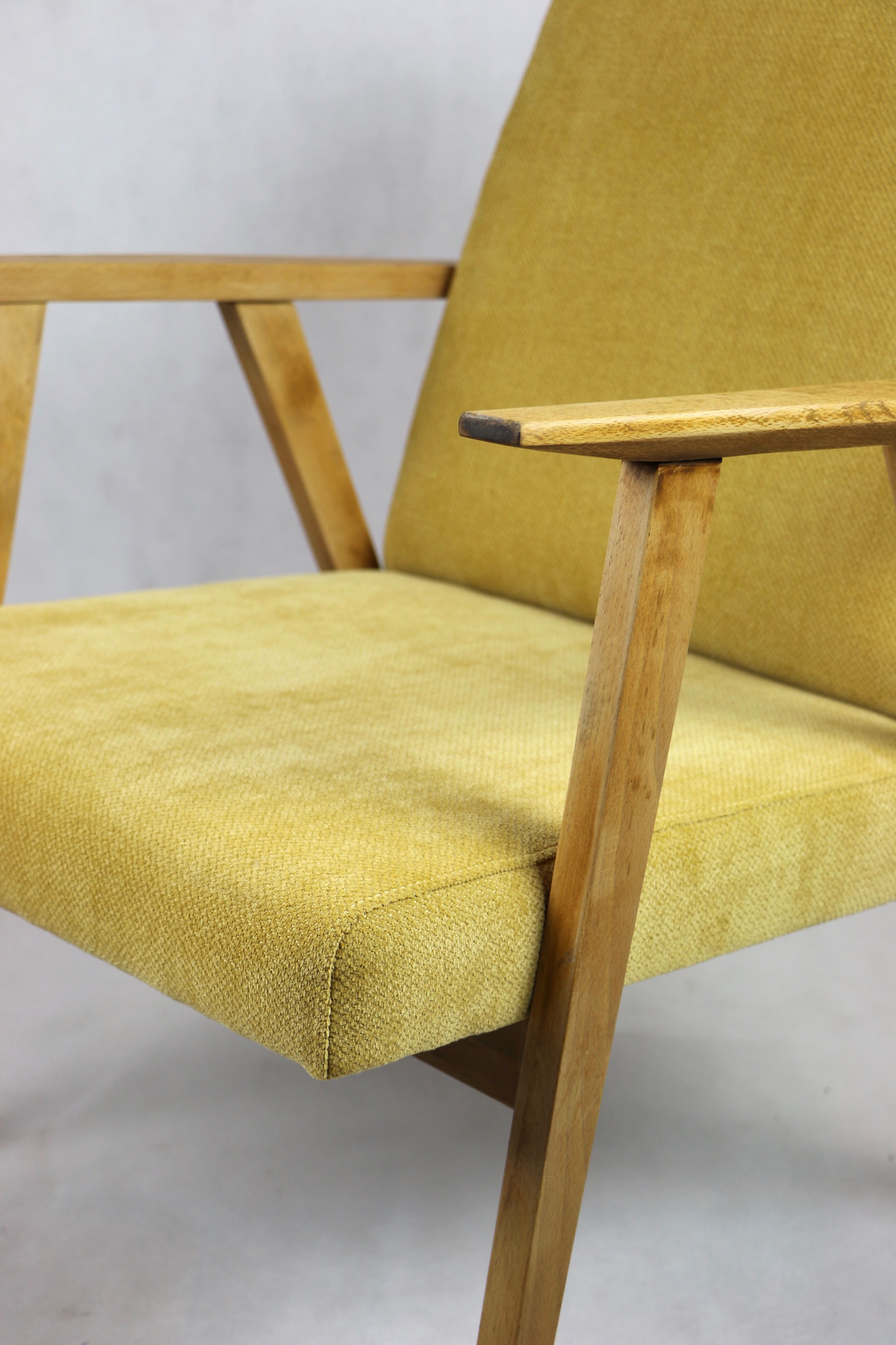 Vintage Yellow Easy Chair, 1970s
