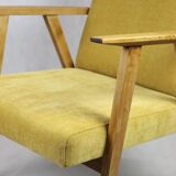 Vintage Yellow Easy Chair, 1970s