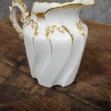 tea or coffee service in porcelain, Louis XV Rocaille style, 19th century