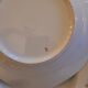 Porcelain soup plates - Decorated with small flowers and a gold rim