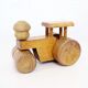 Old wooden toy "Spielgut", vintage tractor