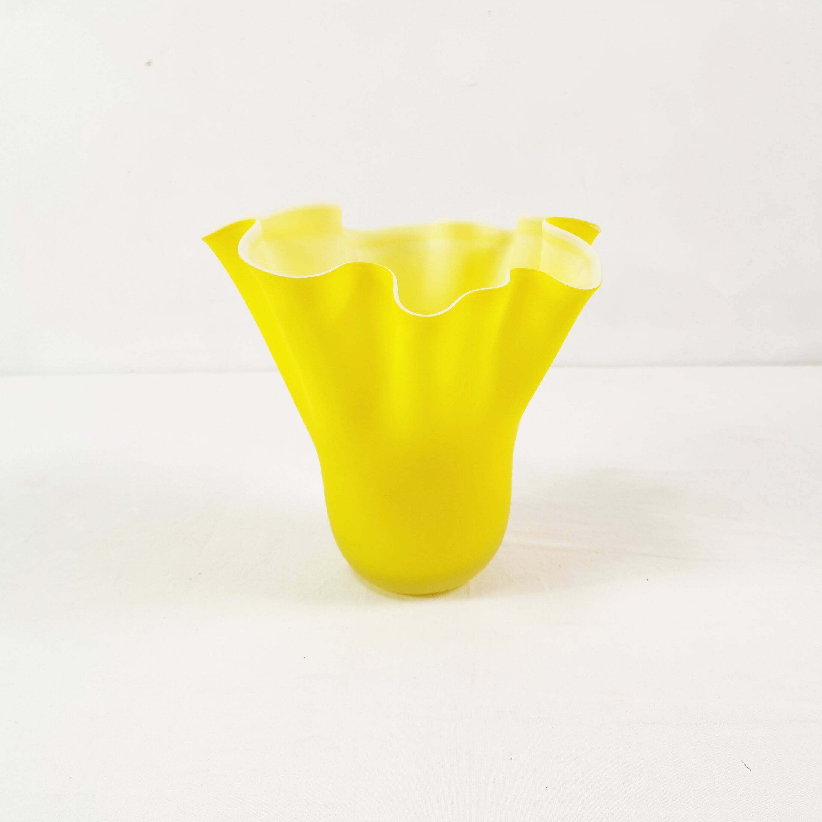 Fazzoletto vase, Murano glass, Italy 1970s