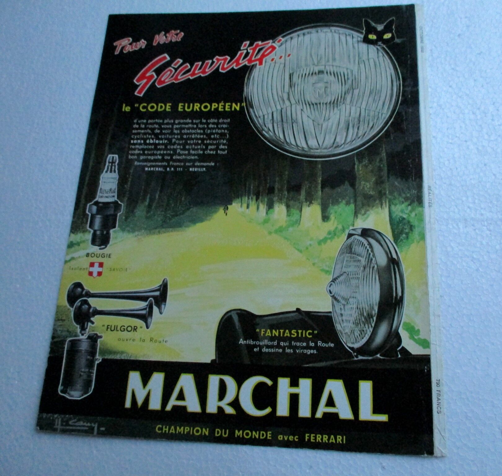 Old Marchal advertisement - 50s