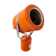 Lampe orange orientable des années 60-70