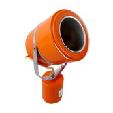 Orientable orange table lamp 60 70 years