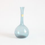 Sky blue bud vase by Arthur Percy for Gullaskruf Glasbruk, Sweden 1950s