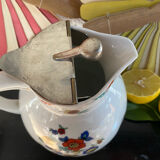 Vintage porcelain jug with lid