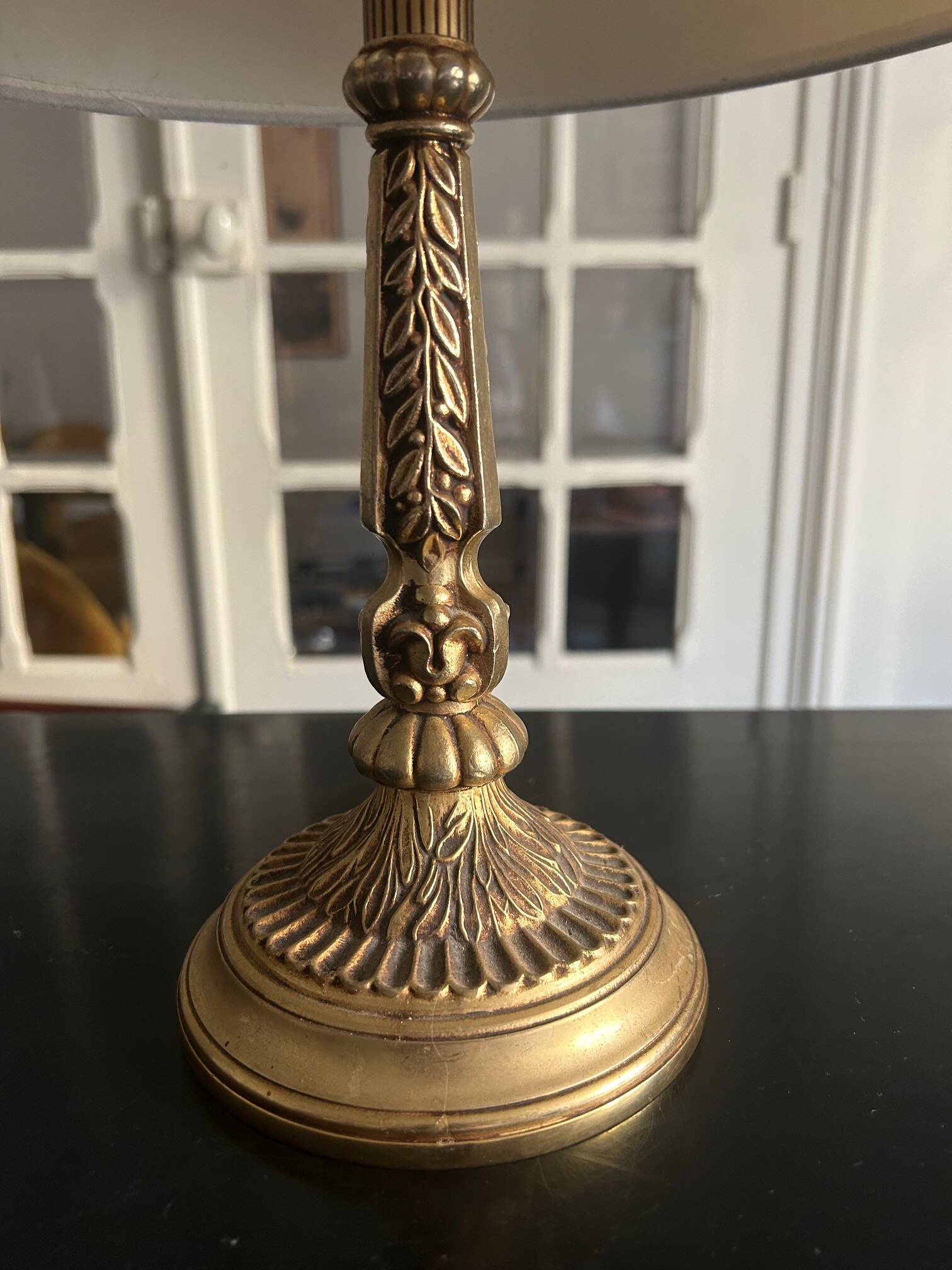 vintage brass lamp