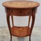 Louis xv style marquetry table Chinese scene