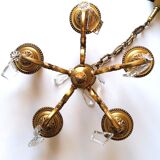 5-light bronze chandelier