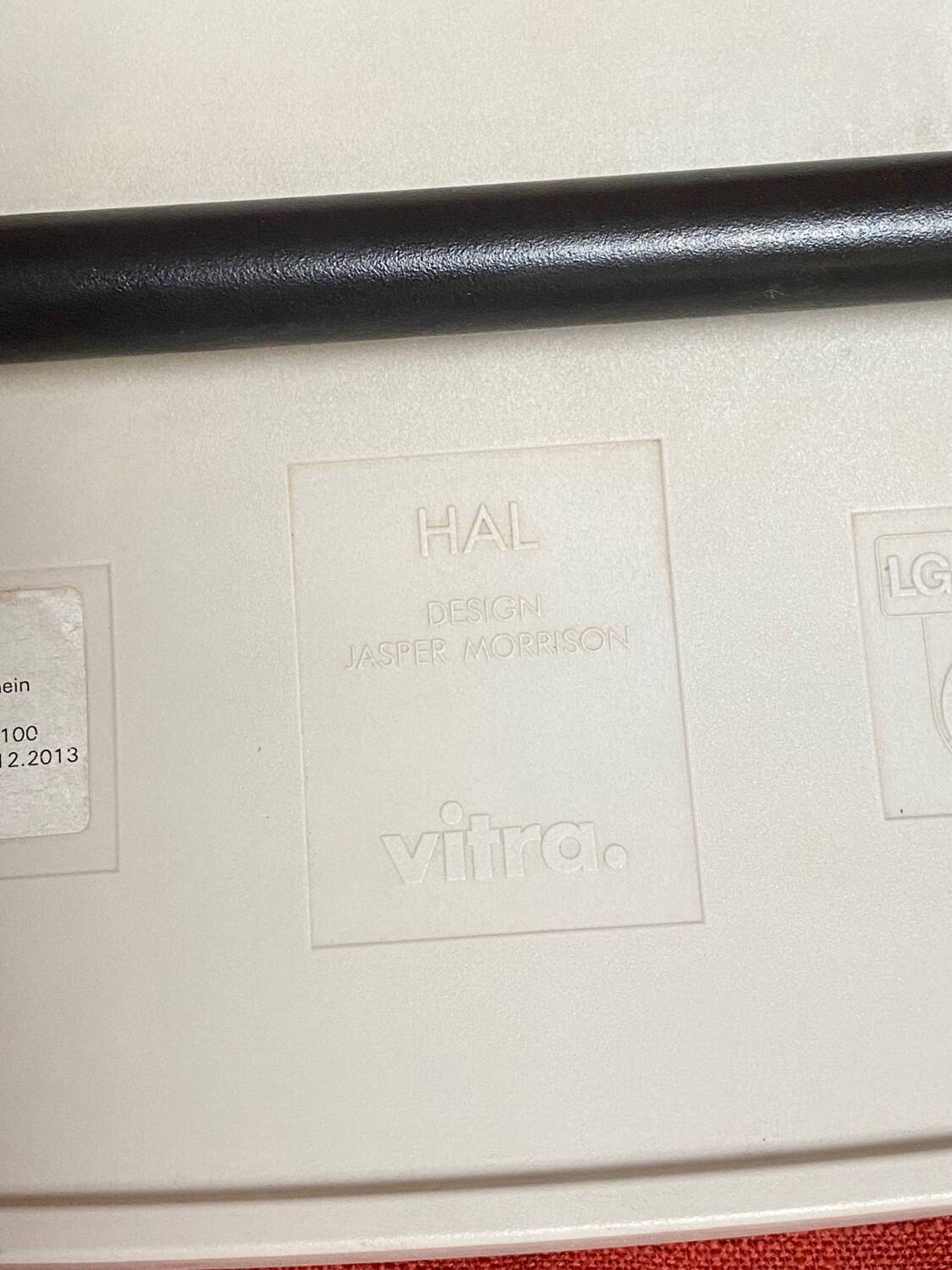 Pair of HAL TUBE chairs by Jasper Morrison