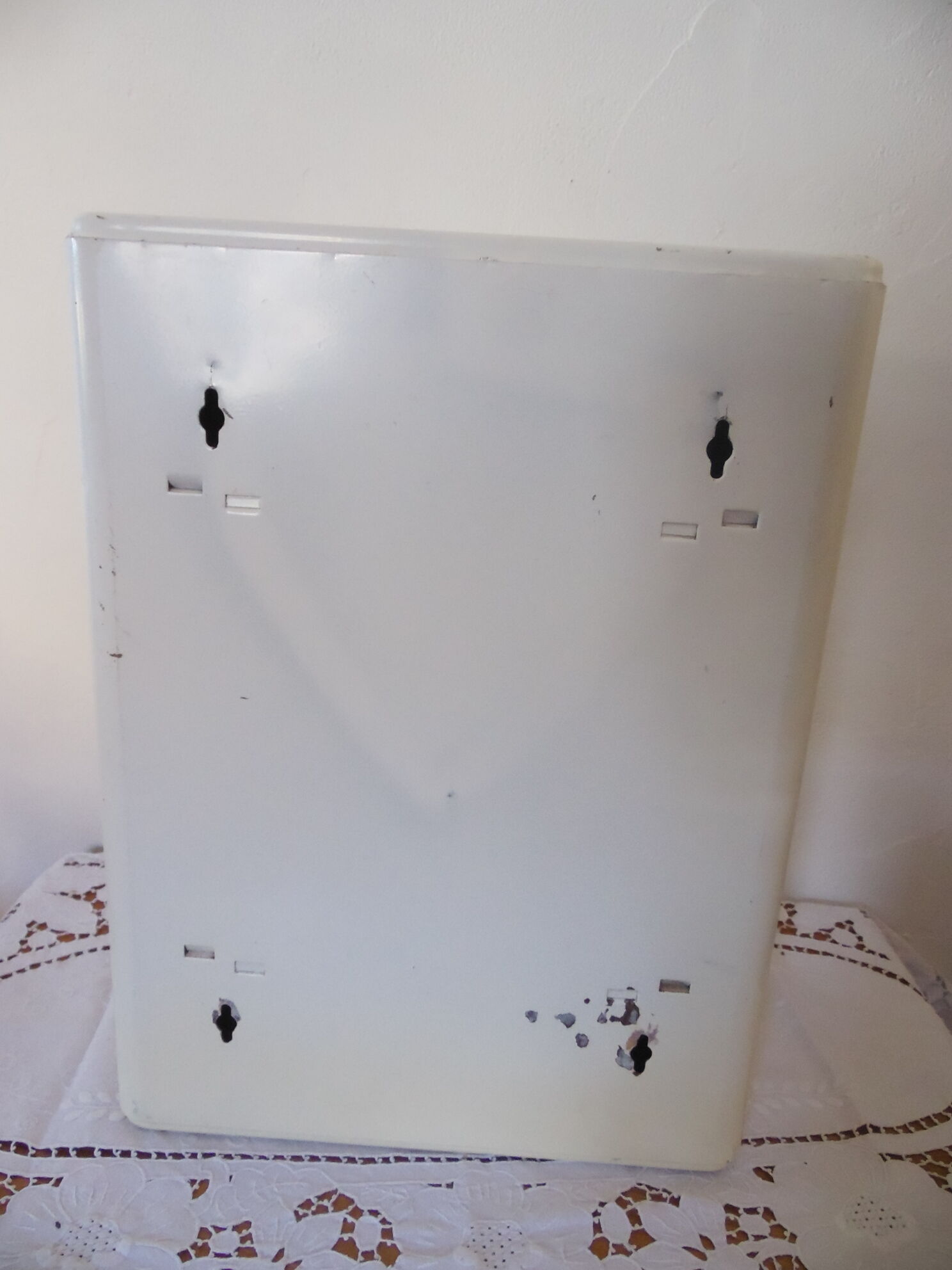 Metal medicine cabinet and mirror