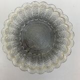 Ceiling round glass transparent vintage