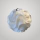 Le Klint model 172 pendant lamp (40 cm diameter sphere).