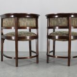 1920s pair of bentwood armchairs, Czechoslovakia