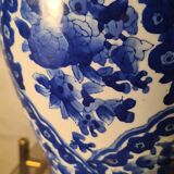 Large blue porcelain lamp 66x41 lampshade asia, japan, china elec new