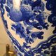 Large blue porcelain lamp 66x41 lampshade asia, japan, china elec new