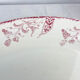 Vintage oval dish Longwy Red Iron Earth