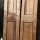 Old pair of closet doors in 19th century oak