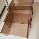 Michel Dumas pull-out table vintage 1970s