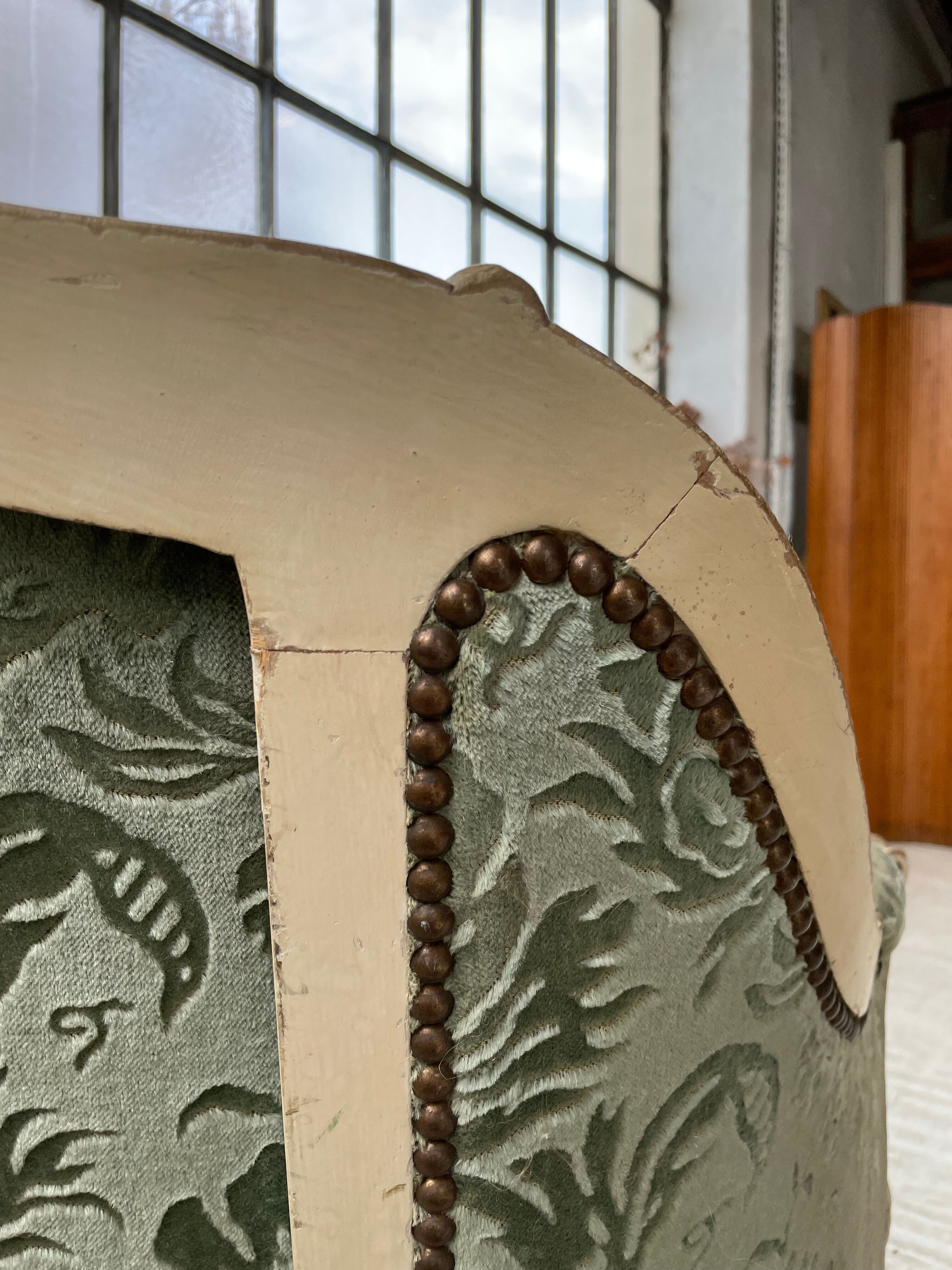 Louis XV shepherdess armchair