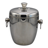 Stainless steel and plastic ice bucket - vintage 70