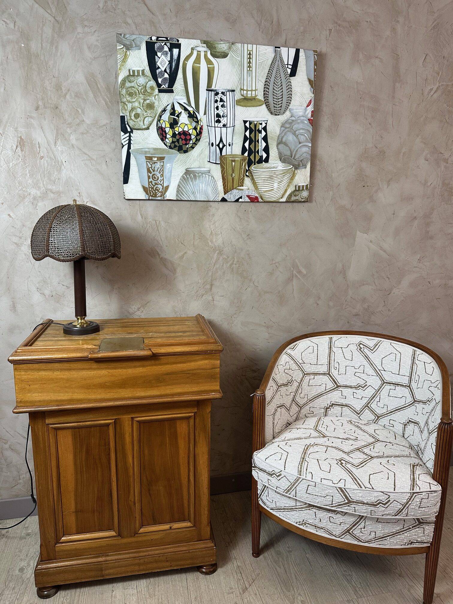 Cane lampshade