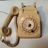 Bakelite socotel dial phone - vintage