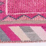 Tapis de couloir oriental Oushak rose saumon, 96 x 318 cm