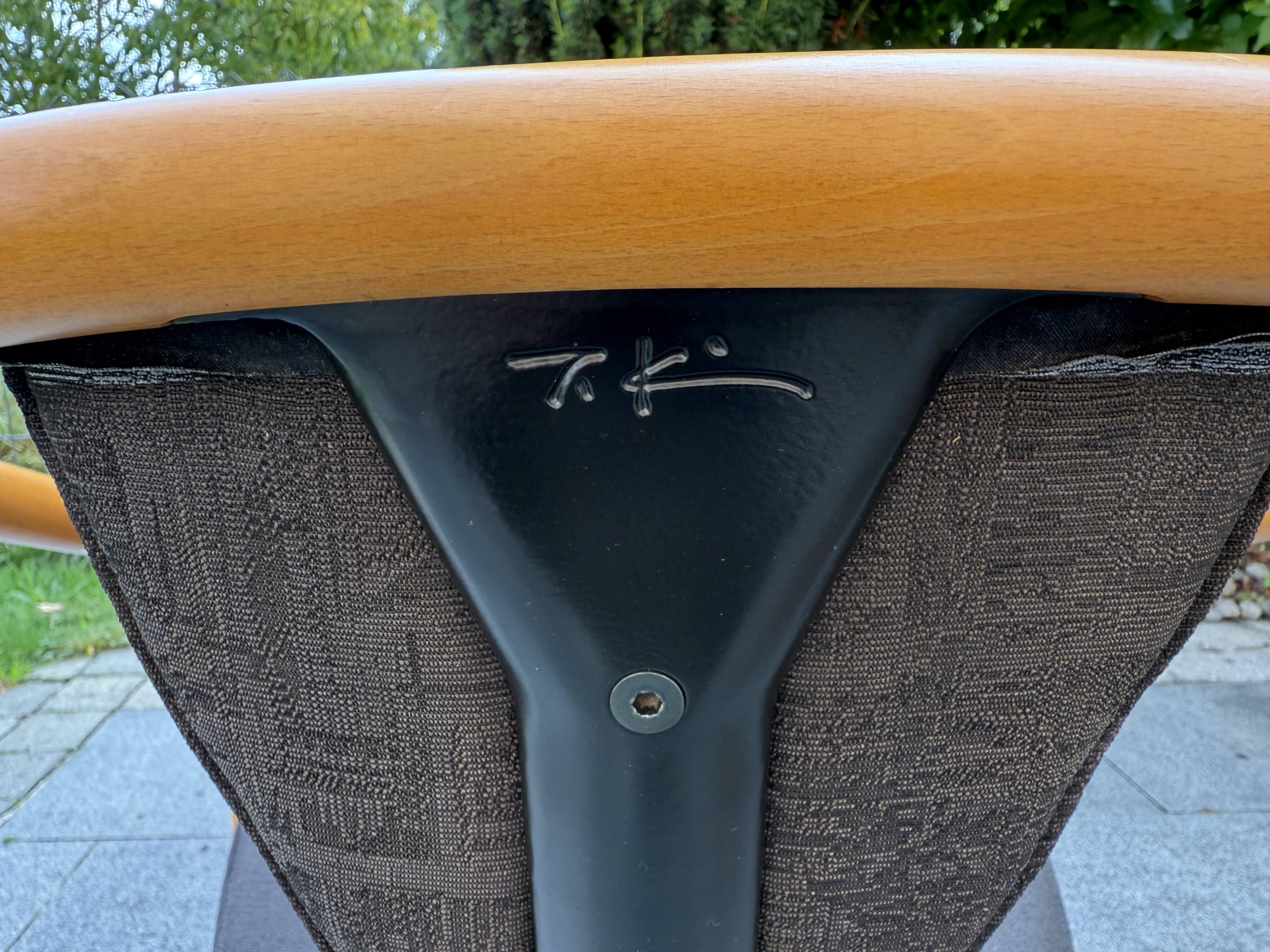 Set of 4 Tacchi chairs by Toshiyuki Kita Japan 80s