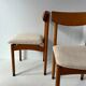 Vintage Scandinavian light wood chair