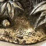 Porte cendrier sagudo bronze argent