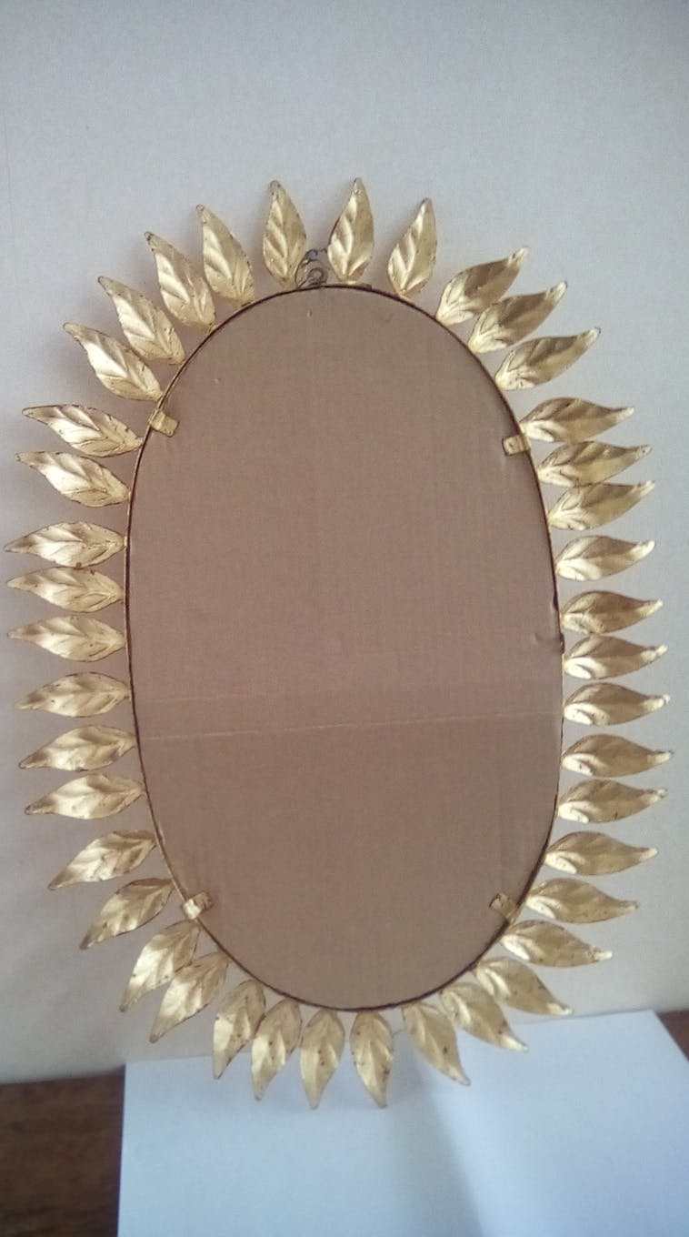 Vintage sun mirror 45x66cm