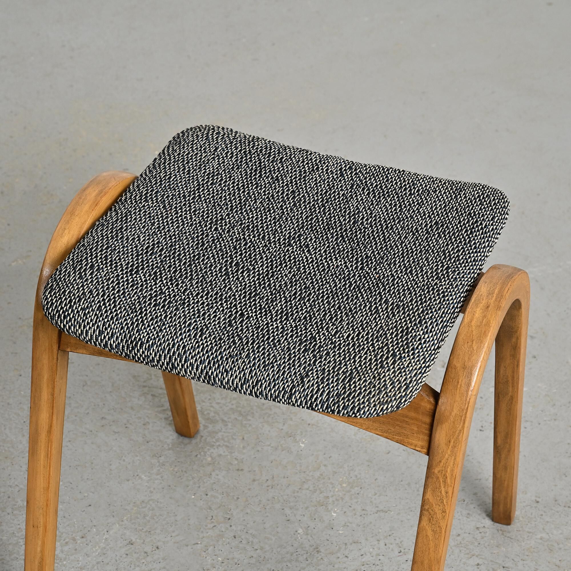 Pair of stools by Isamu Kenmochi for Akita Mokko, Japan circa 1960.