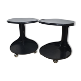Pair of space age side tables