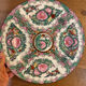 Hand-painted dessert plate