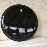 Plateau en metal, bouquets de fleurs peints a la main, origine Russie, vintage 1970