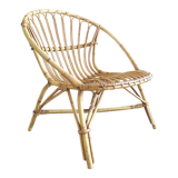 Vintage rattan armchair