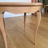 Solid cherry pedestal table