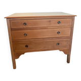 Commode en merisier vintage style Louis XVI