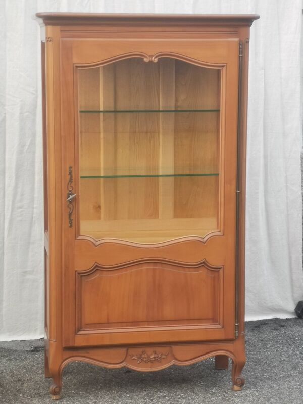 Vitrine vintage de style louis xv
