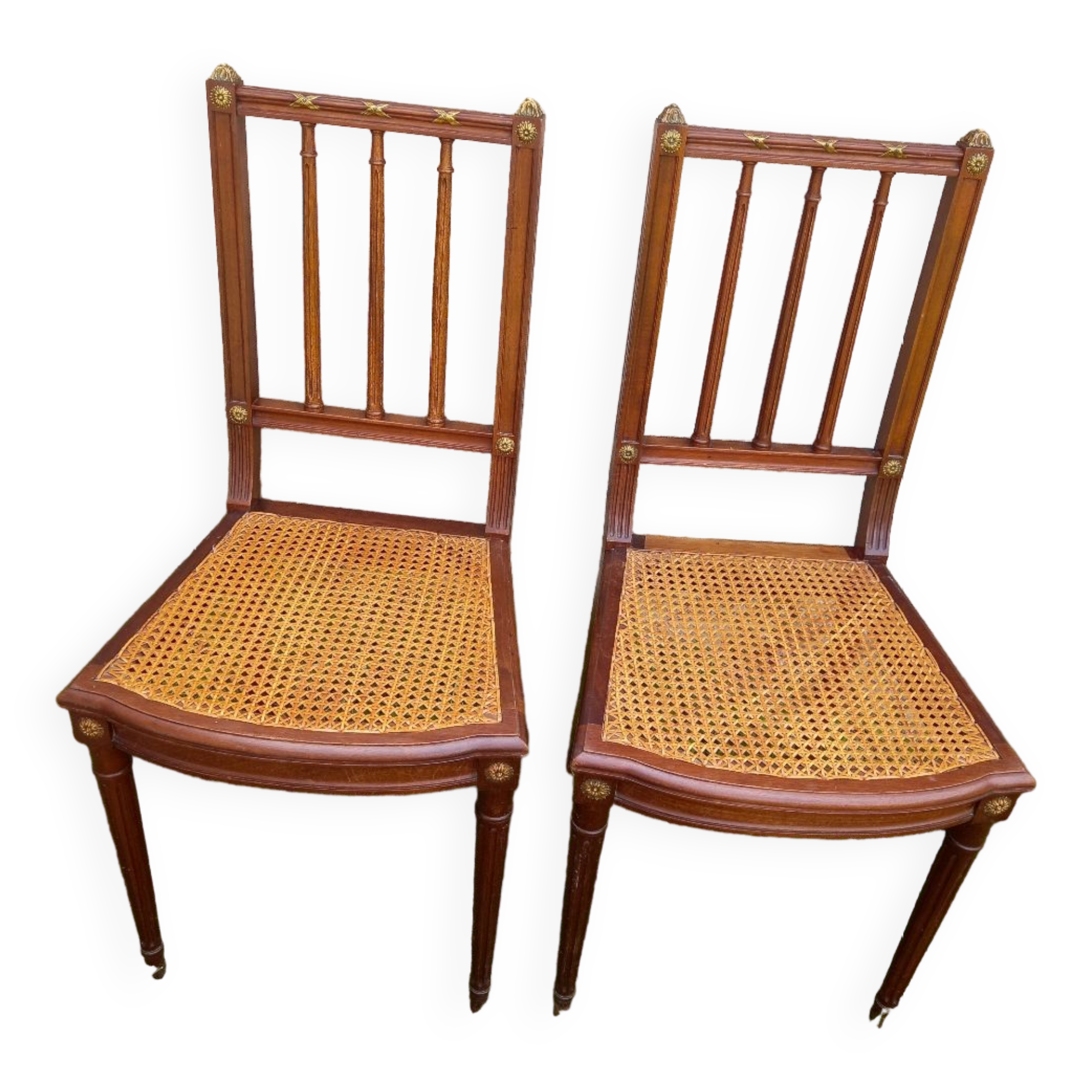 Lots de 2 chaises vintage