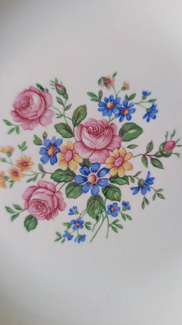 Ensemble de 12 assiettes creuses en faïence Orchies – Moulin des Loup