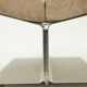 Paul Geoffroy for Uginox. Pair of brushed steel stools. Circa 1970.